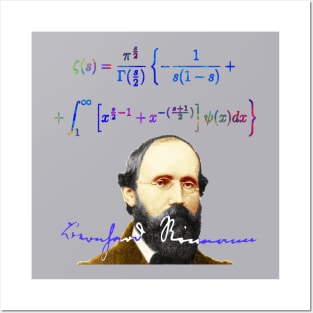 Bernhard Riemann Zeta function Posters and Art